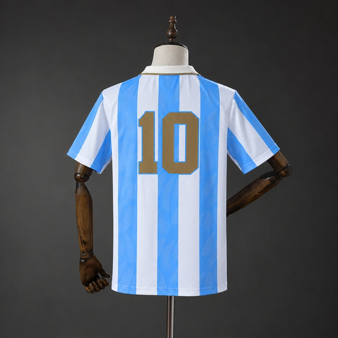 Camiseta Argentina Edición Conmemorativa N°10 2026 - espalda
