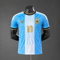 Camiseta Argentina Celeste Edición Especial Messi #10 2026 Versión Jugador - frente